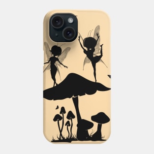 Cute little dancing fairy in the night Phone Case