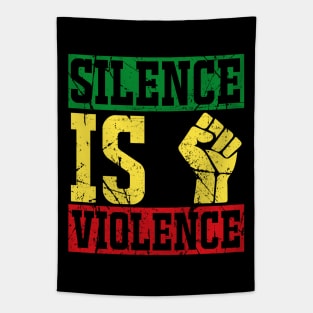 Silence is Violence Tapestry