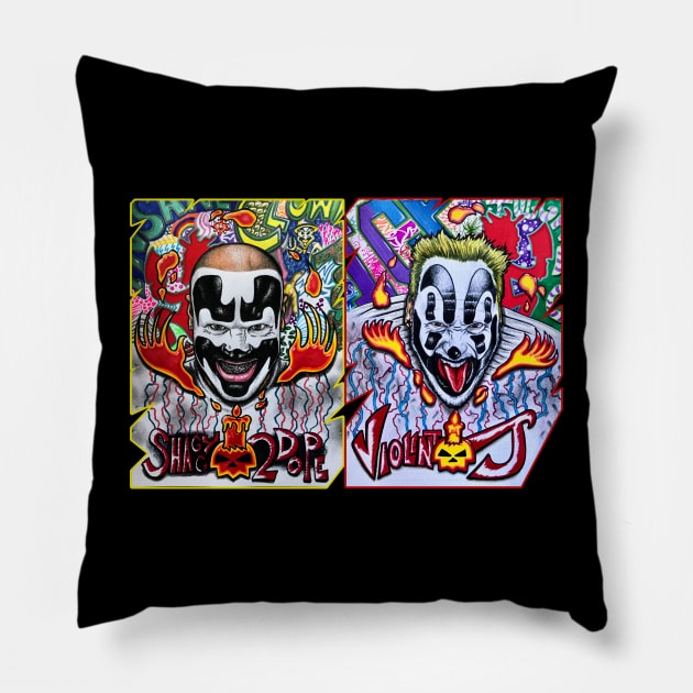 dual threat Pillow by sapanaentertainment