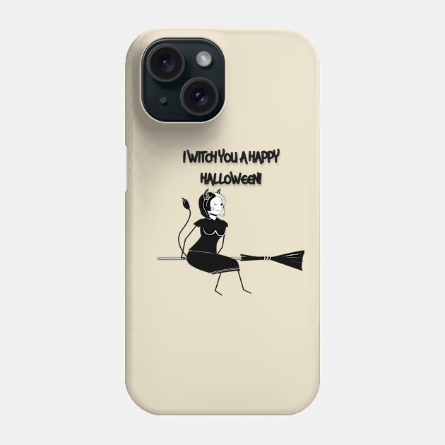 Sexy witch Phone Case by BeckyS23