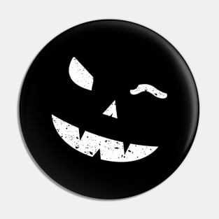 WINKING PUMPKIN FACE Pin