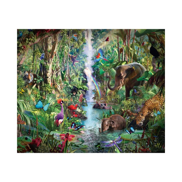 In to the Jungle by David Penfound Artworks