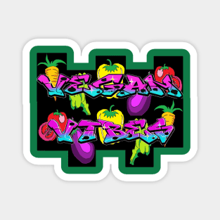 Vegan Vibes Veggie 1 Magnet