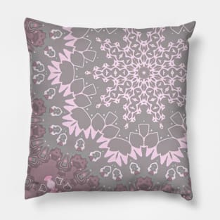 Snowflake Mandela Pillow