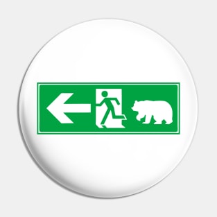 Exit Pursued By Bear Pin