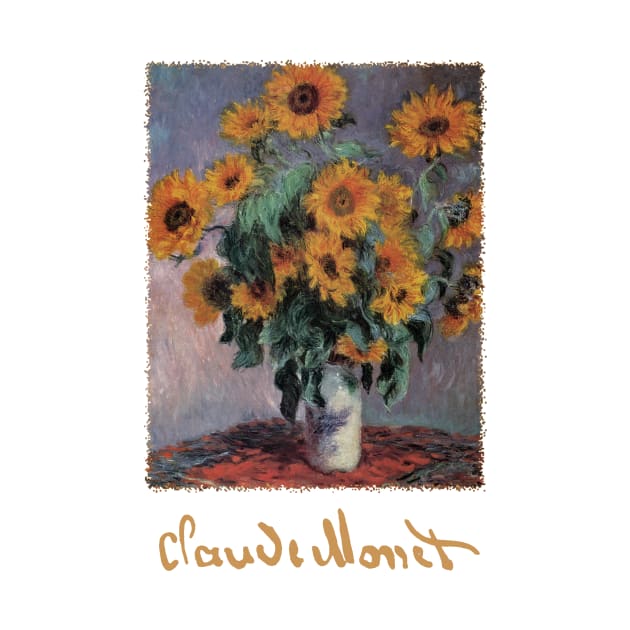 Sunflowers by Claude Monet by MasterpieceCafe