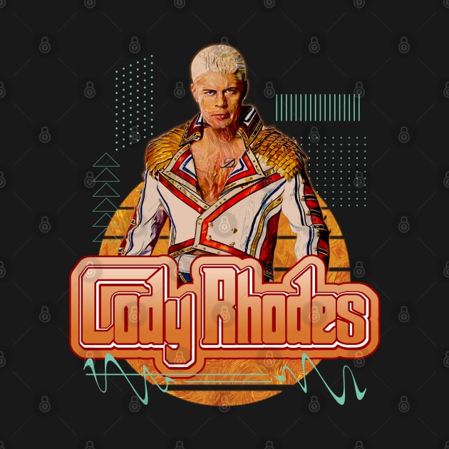 Cody rhodes \\ Retro Art \ WWE by Nana On Here