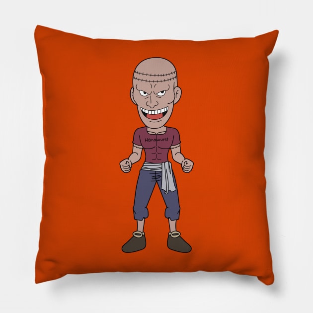 Superhuman Domingo 3 Pillow by onepiecechibiproject