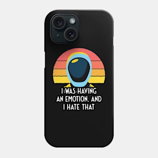 Murderbot Diaries SecUnit Having an Emotion Phone Case