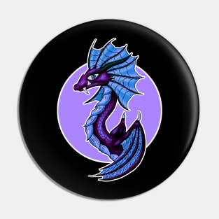 Dragon in the Circle Cartoon Pin