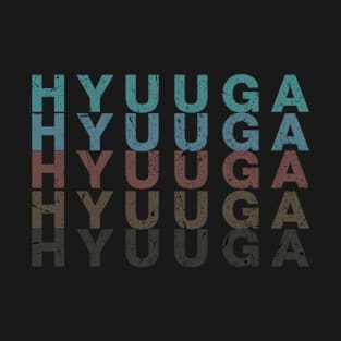 Vintage Proud Name Hyuuga Personalized Birthday Retro T-Shirt