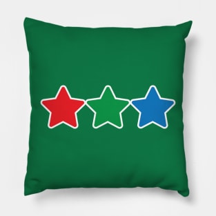 ABS-CBN Christmas SID Red Green Blue Stars Pillow