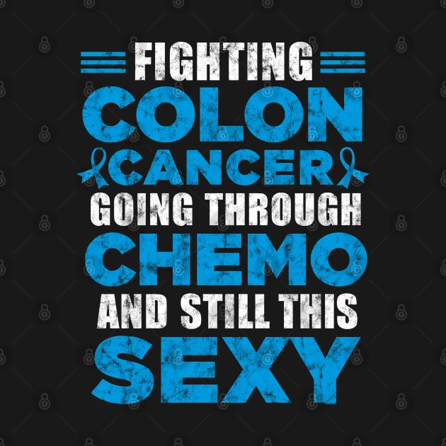 Colon Cancer Awareness Colonoscopy Warrior Survivor Gift by jomadado