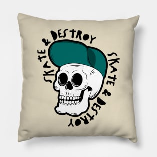 Skullman Skate & Destroy Pillow