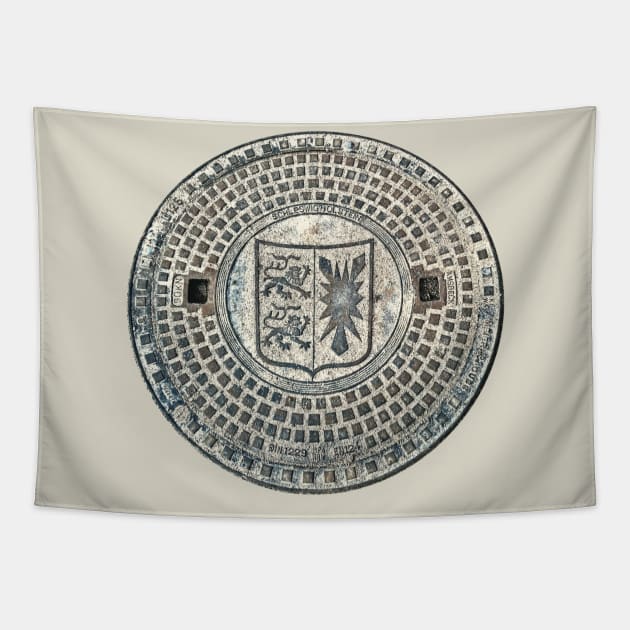 Manhole cover Tapestry by Mimie20