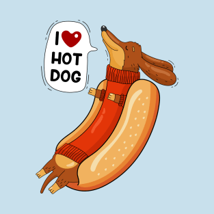 Hot dog and humor T-Shirt