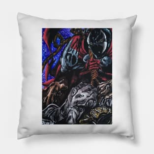 Spawn "Strange Fruit" portrait (original) Pillow