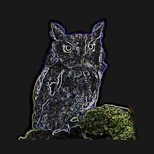 Owl Electric Silhouette 02 T-Shirt