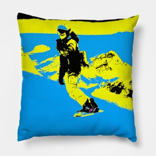 Mountain Boarding - Snowboarder Pillow