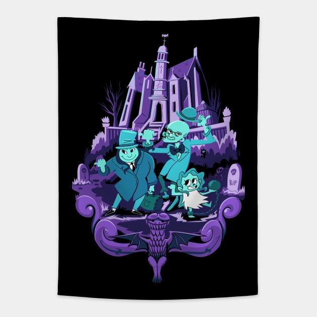 Haunted Trips Tapestry by SleepyHag