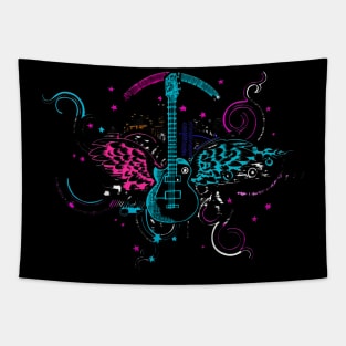 Wings of Sound: Vibrant Guitar Designs That Soar Tapestry