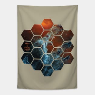 Pillars of Creation (MIRI Image) : James Webb Space Telescope Tapestry