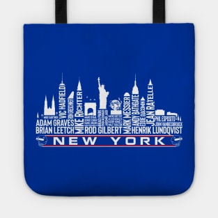 New York Hockey Team All Time Legends, New York City Skyline Tote