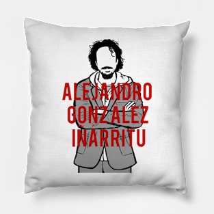 A Portrait of Alejandro González Iñárritu Pillow