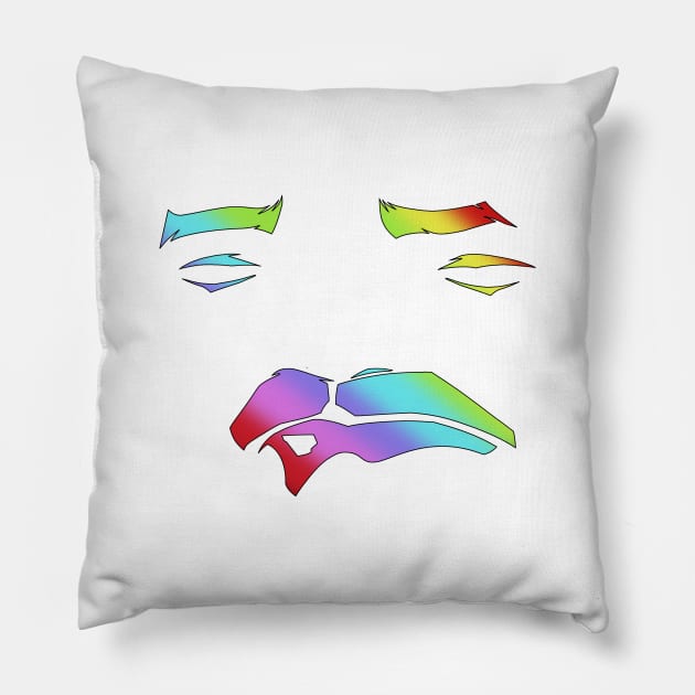 KEKW Pride Pillow by IzareDesigns