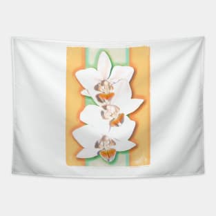 Abstract Floral Design Tapestry