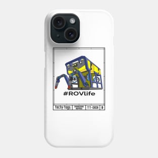 #ROVlife (TT-0031-B Black on White) Phone Case