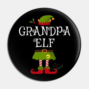 Grandpa Elf Shirt , Family Matching Group Christmas Shirt, Matching T Shirt for Family, Family Reunion Shirts Pin