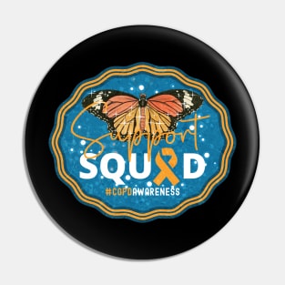 COPD Awareness Support Squad Butterfly Edition Pin