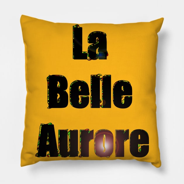 La Belle Aurore Pillow by stefy