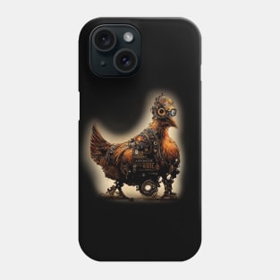 Robotic Steampunk Chicken Phone Case