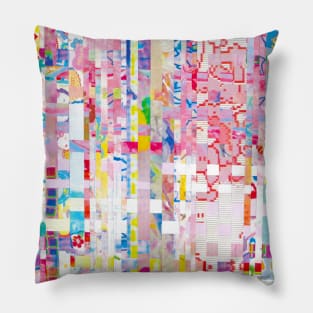 analogue glitch 004 Pillow