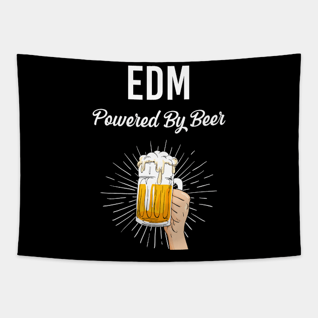 Beer EDM Tapestry by Hanh Tay