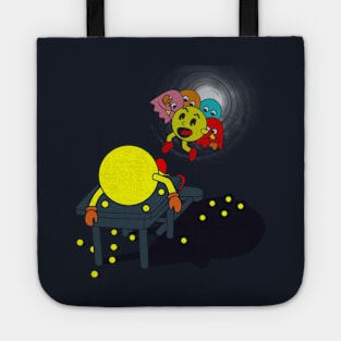 Scary Spooky Retro 80's Arcade Video Games Gamer Ghost Death Tote