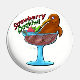 Punimals: Strawberry Daqkiwi - Text Pin