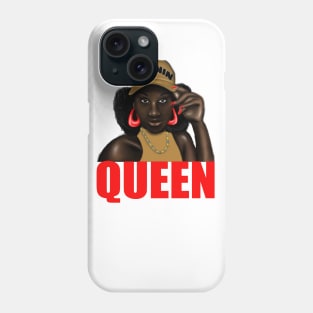 Afro Melanin Queen Black Pride Gift Phone Case