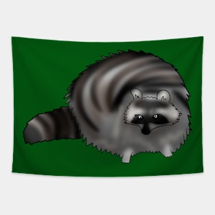 Chonky Raccoon Tapestry