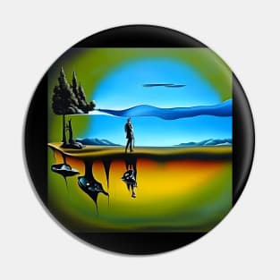 Surrealism Pin