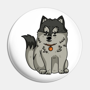 Cute Husky Lovely Dog Pin