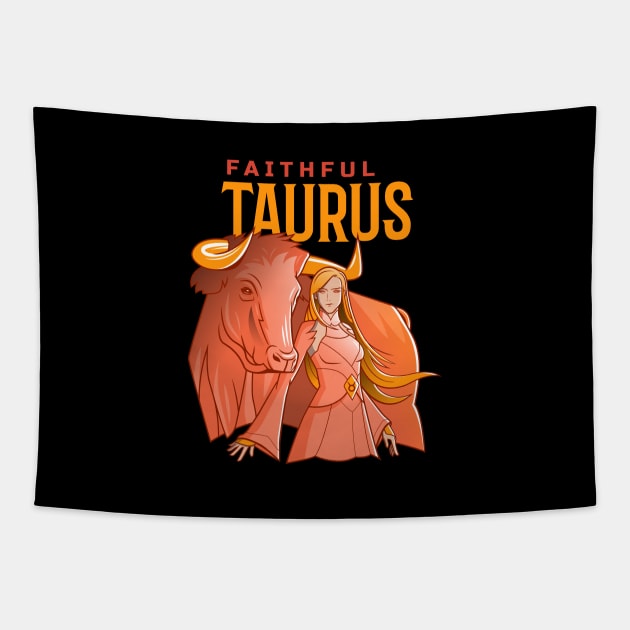 Faithful Taurus- Taurus Tapestry by cheesefries