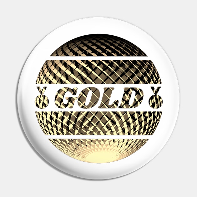 Gold medal Pin by Bailamor