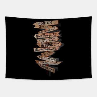 MASH 4077 Signpost Tapestry
