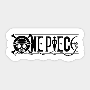 One Piece Logo Stickers Teepublic