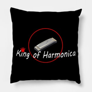 King oof harmonica Pillow