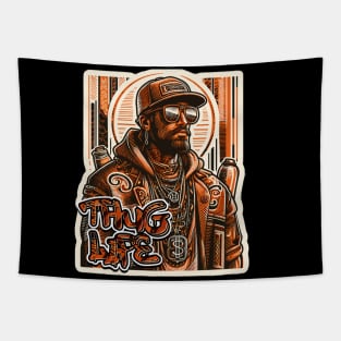 Thug Life Urban Spirit Artwork Tapestry