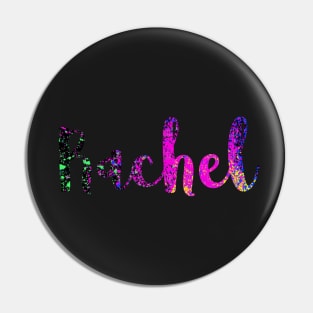 "Rachel" Neon Paint Splatter - Customizable Pin